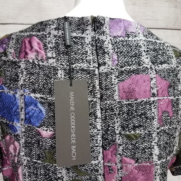 NEW Malene Oddershede Bach S Quest Jacquard Midi Floral Dress Pockets NWT $1250 - Picture 11 of 15